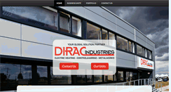 Desktop Screenshot of diracindustries.com